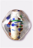 Perle en verre palet VAR12 cristal x2