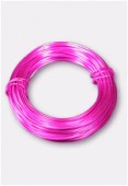 Fil en aluminium 1 mm fuchsia x12m