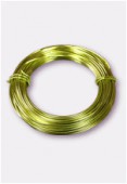 Fil en aluminium 1 mm vert olive x12m