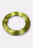 Fil en aluminium 1 mm vert olive x12m