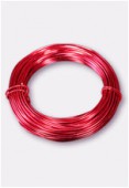 Fil en aluminium 1 mm rouge x12m