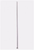 Argent 925 clou à tête plate 38 mm x100