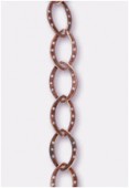 Chaîne à maillon ovale 19x12 mm cuivre x20 cm