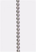 Chaîne boule 2.5 mm argent x1 mètre