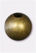 Perle en métal ronde 4 mm bronze x100