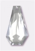 Pendentif art déco 25x15 mm crystal x1