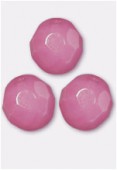 Facette 10 mm milky rose x6