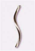 Gold filled 14 k tube spiral 17,5x1 mm x1