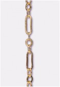 Gold filled 14 k chaîne cable 3+1 x10cm