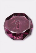 Rondelle à facettes 10x4 mm dark amethyst x6