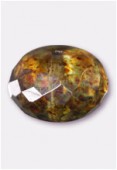 Ronde aplatie 11x17 mm lumi green x1