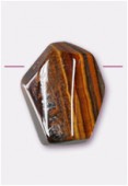 Oeil de tigre nugget drop 13x16 mm x1