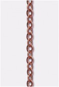 Chaine forçat aplatie 2x1,6 mm cuivre x1 mètre