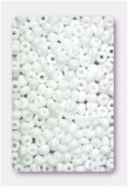 Rocaille 4 mm chalk white opaque x20g