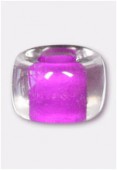 Pony beads 9 mm crystal light purple x12
