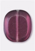 Palet coussin 14x12 mm dark amethyst x4