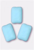 Palet rectangle 12x8 mm turquoise x4