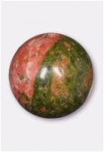 Unakite Epidote ronde 8 mm x6