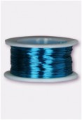 Fil de cuivre Artistic Wire 0.40 silver peacock blue x27,43m