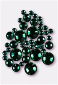 Strass 2088 3 mm / 5 mm / 7 mm emerald F x42