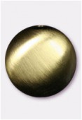 Palet en résine satin brossé 17x8 mm bronze x1