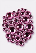 Strass 2088 3 mm / 5 mm / 7 mm rose F x42