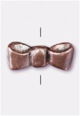Perle en métal noeud papillon 12x5 mm cuivre x2 Perle en métal noeud papillon 12x5 mm cuivre x2