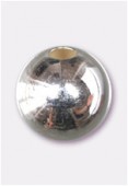 Argent 925 perle ronde 8 mm x2
