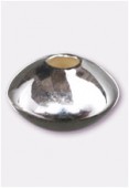 Argent 925 intercalaire saucer 5,7x3,5 mm x 2