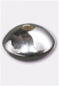 Argent 925 intercalaire saucer 8x5,2 mm x 2