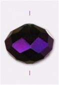 Rondelle Celebrity Crystal 10x14 mm purple iris x1