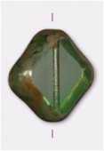 Palet coin cut 15 mm peridot x1