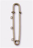 Epingle à nourrice 55x14 mm bronze x1
