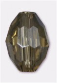 Olive Celebrity Crystal 13x10 mm black diamond x2