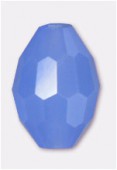 Olive Celebrity Crystal 11x8 mm sky blue opal x2