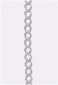 Argent 925 chaîne forçat 3x2.88 mm x10cm