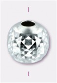 Argent 925 perle ronde pyramide 3 mm x 10