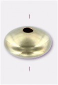 Gold Filled 14 K intercalaire saucer 4.7x2.4 mm x2