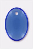 Pendentif sequin 12x9 mm sapphire x6