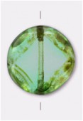 Palet rond cut 16 mm peridot x1