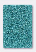 Miyuki Delica 11/0 DB0079 turquoise green lined cristal AB x10g