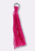 Pompon fil 30 mm fuchsia x4