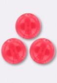 Ronde 8 mm milky red x12