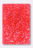 Rocaille cube 2.6 mm sol-gel rose x 20g