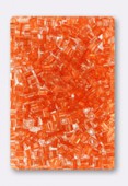 Rocaille cube 2.6 mm sol-gel peach x 20g