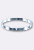 Bracelet en laiton à personnaliser 5 mm argent x1