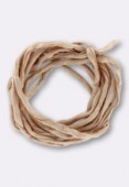 Tubulaire de soie Habotai light pink 3mm x1m