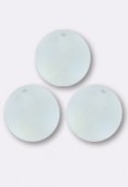 Ronde 12 mm frosted crystal AB x4