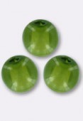 Ronde 3 mm milky olivine x50