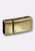 Fermoir aimanté pour cuir Regaliz 6x3 mm bronze x1